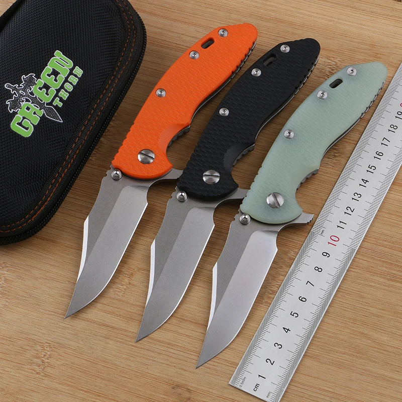 Green thorn xm-18 TC4 titanium + G10 handle VG10 blade практичный складной нож для кемпинга и охоты