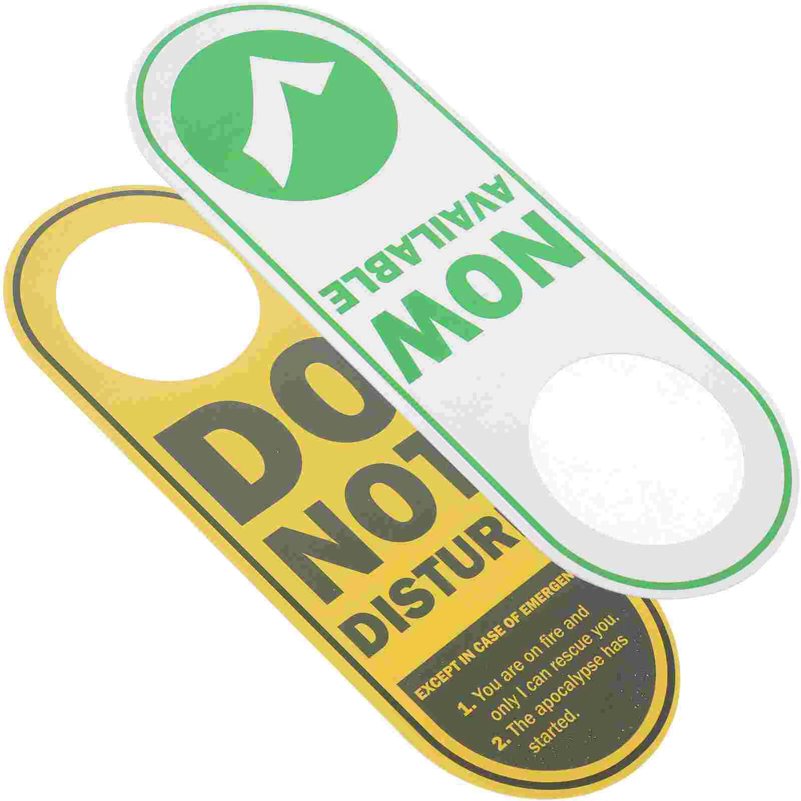 

Hotel Room Doorknob Tag Convenient Do Not Disturb Tag Double Sided Now Available Door Sign Hanger