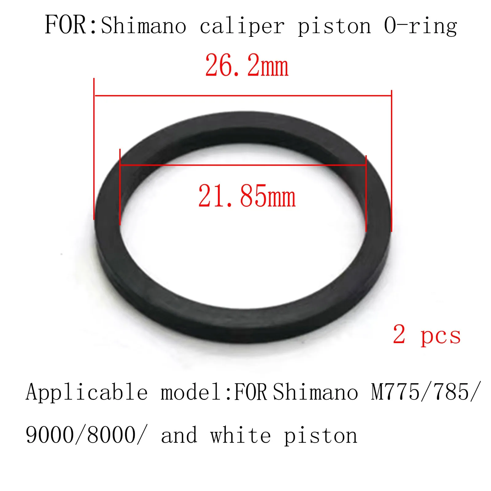 

2pcs MTB Road Bike Bicycle Hydraulic Brake Caliper Piston Sealing Ring For-Shimano Shimano 355/395/445/447/595/610 Bicycle Part