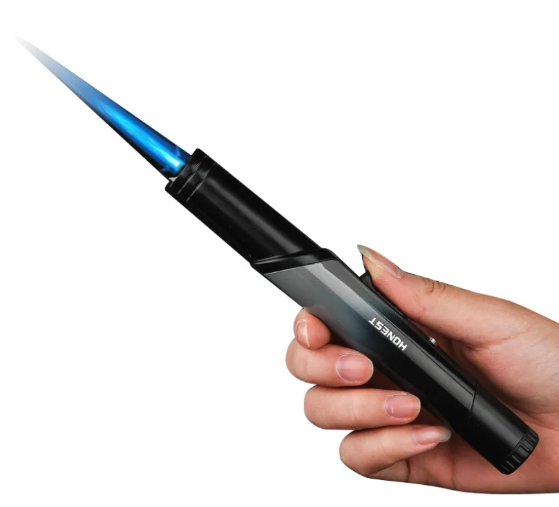 Butane Turbo Lighter Refillable Fuel Inflatable Lighter Bbq Tools