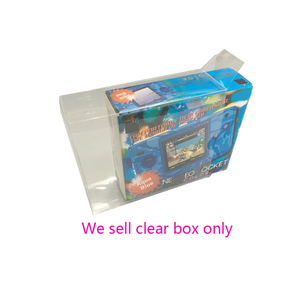 Прозрачная крышка из ПЭТ для игровой консоли SNK NGPC Ограниченная серия