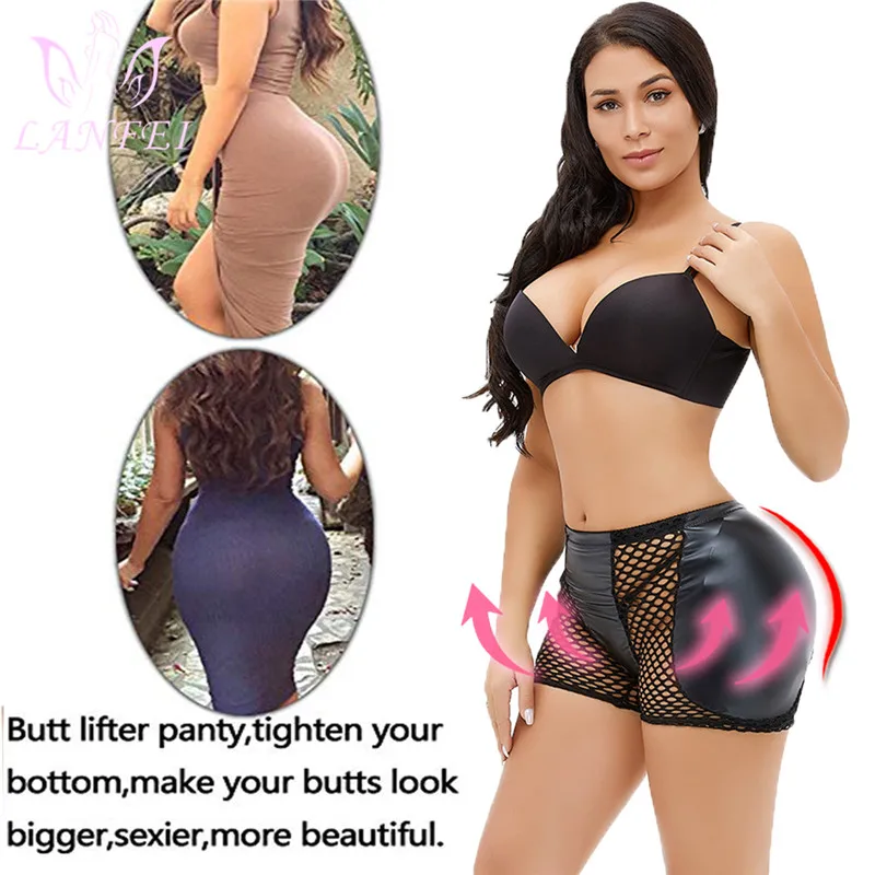 LANFEI Women Butt Lifter Buttocks Panties Big Ass Padded Hip Enhancer Seamless Push Up Booty Pads Lady Underwear Pads Shapewear
