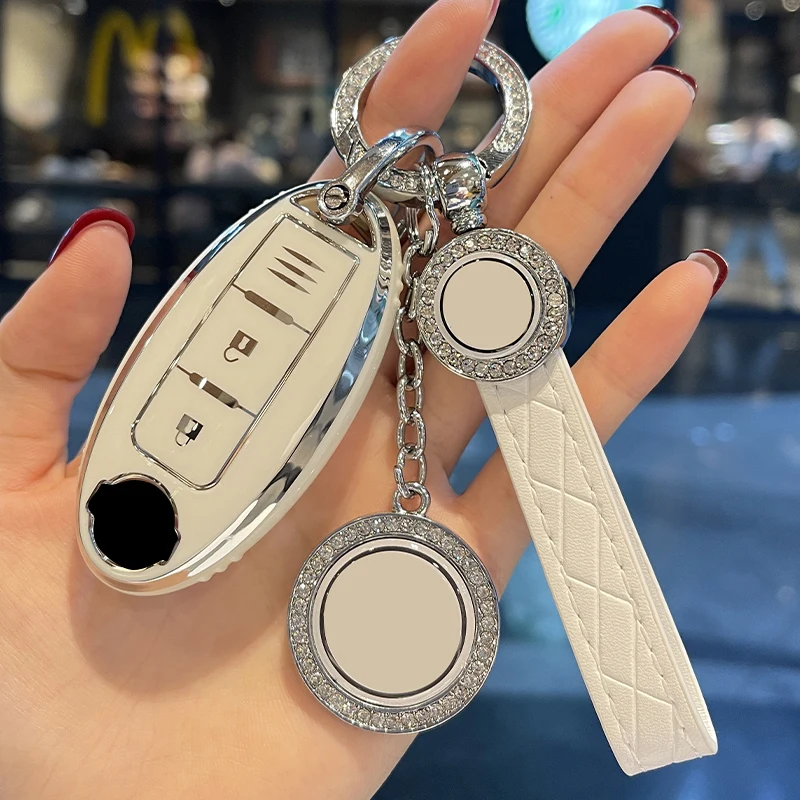 

Чехол для автомобильного ключа из ТПУ, чехол для Nissan Qashqai Juke J10 J11 X-Trail T32 T31 Kicks Tiida Pathfinder Note для Infiniti FX35