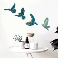 flying bird creative wall hanging wall sticker background silicone molds for resin art home decoration