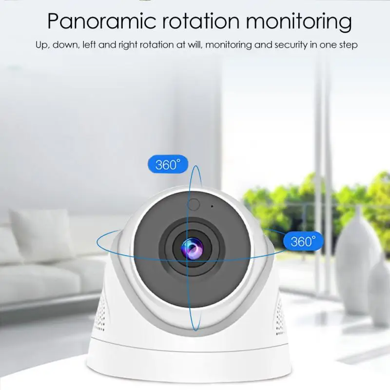 

Vi365 WiFi Camera HD 1080P Camera WiFi Indoor Monitoring 360 Degree Rotating Wireless Camera Mini Camera Home Security Control