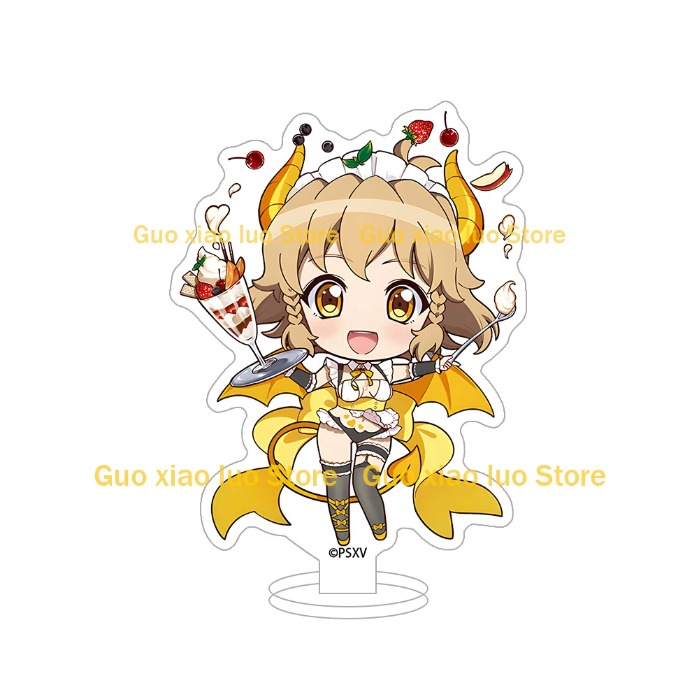 Фото Symphogear Little Devil Официантка Hibiki Tachibana Akatsuki Kirika Tsubasa Kazanari Yukine Chris Chibi Anime mini акриловая подставка №2