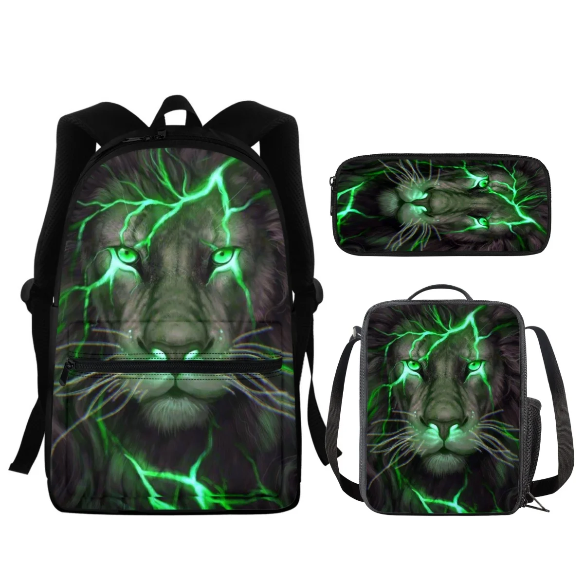 

3 шт./комплект, рюкзаки для книг с 3D-принтом