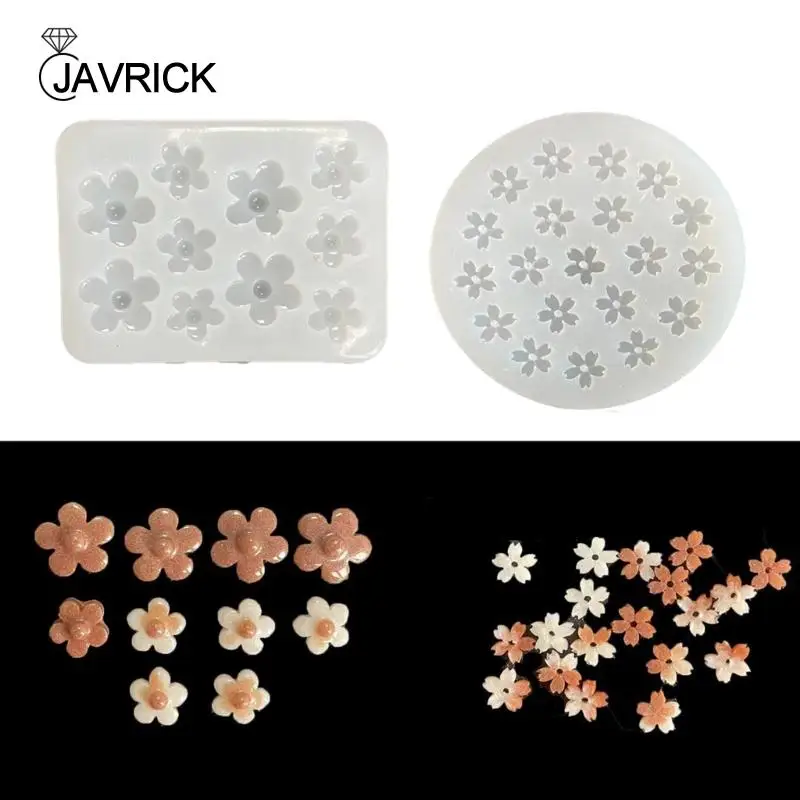 

Flower Silicone Mold Pendant Resin Epoxy Mold for Casting Resin Earrings Mold