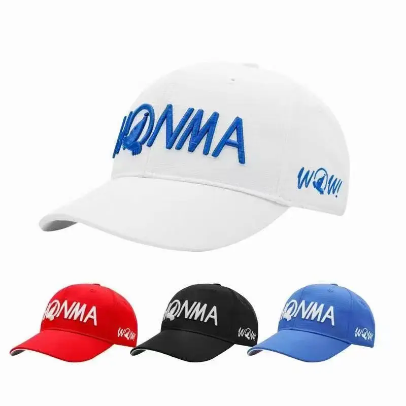 

New Korean style men women golf cap outdoor sunscreen sunshade breathable letter baseball cap all-match trendy unisex cap