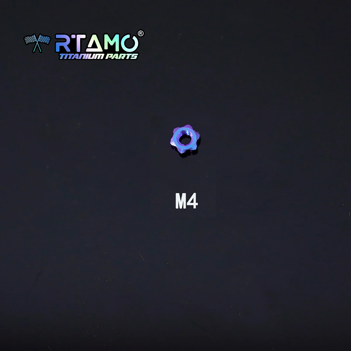 Титановая гайка RTAMO M4 M5 M6, гайка с ЧПУ, держатель стержня тормозной муфты, цвет гайки, болты Ti, винты (1 шт.)