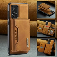 dg ming intelligent divide close magnetic case for samsung galaxy s22 s21 s20 note 20 ultra 10 a51 a22 pu leather wallet cover