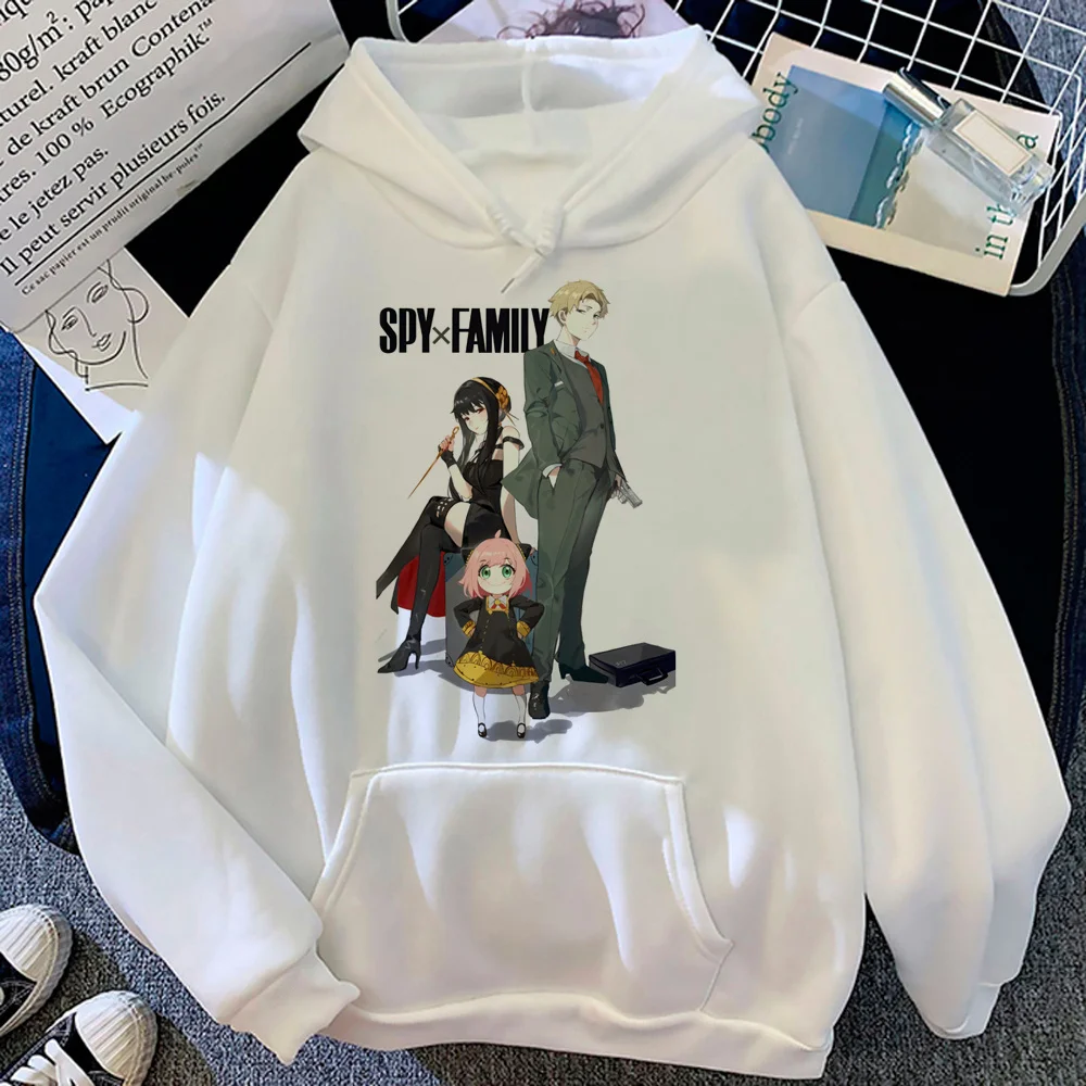 

spy x family hoodies women anime vintage graphic Pullover sweater female long sleeve top sweater