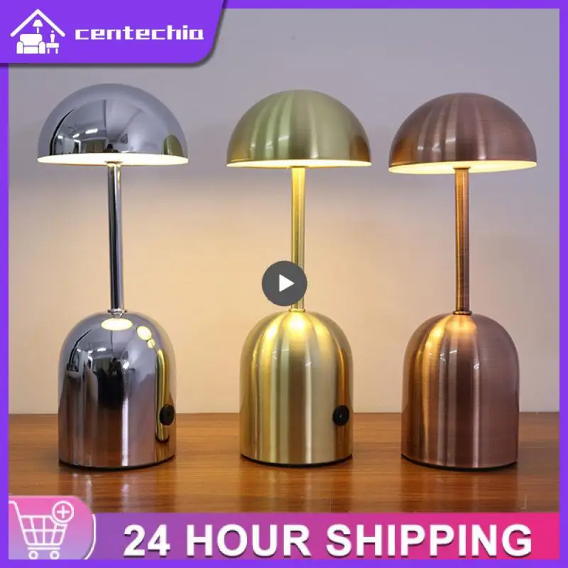 

5/8/10PCS Iron Art Usb Table Lamp Restaurant Desk Lamp Cordless Night Lamp Lighting Tool Warm White Light Simple Decorative Lamp