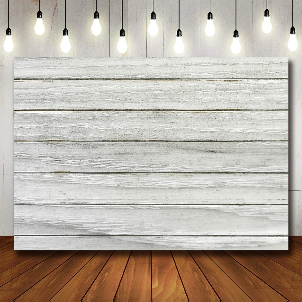 

Bonvvie Wood Board Background for Photography Texture Plank Cake Food Baby Pet Portrait Photographic Backdrops Photocall Photo