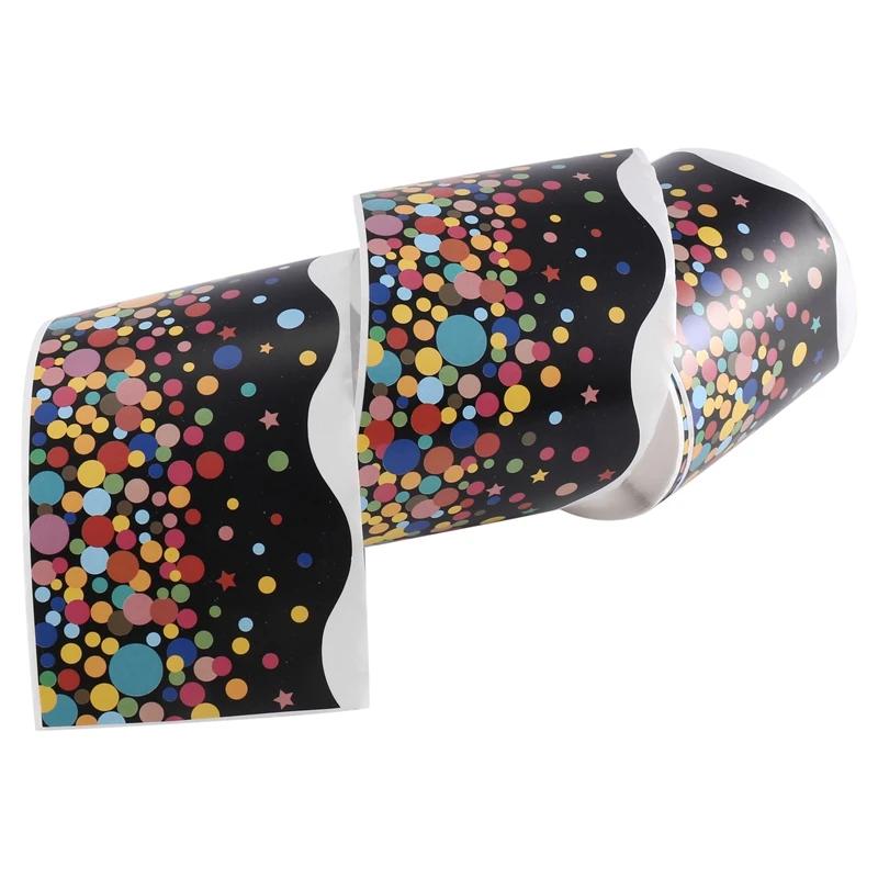 

Border Trim Bulletin Borders Stickers 65 Ft Back-To-School Decoration Borders For Bulletin Board/Black Board Trim