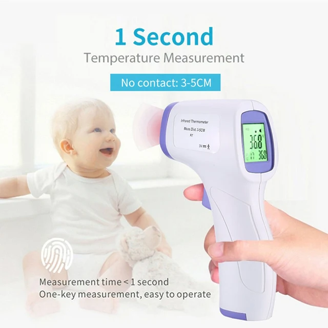 Household Outdoor non-contact Forehead Digital Display Thermometer Infrared Electronic Laser Ear Thermometer 3