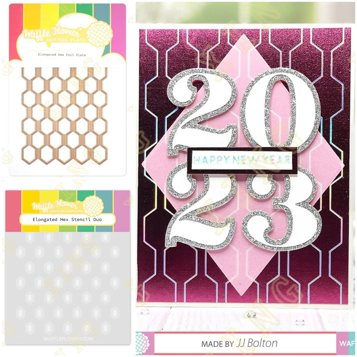 

Elongated Hex Diy Layering Stencils Hot Foil Scrapbook Diary Decoration Moulds Embossing Template Diy Greeting Card Handmade