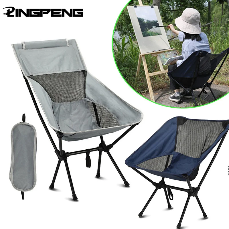 Foldable Beach Chairs Camping Chair Footrest Tourist Trips Director Sport Ultralight