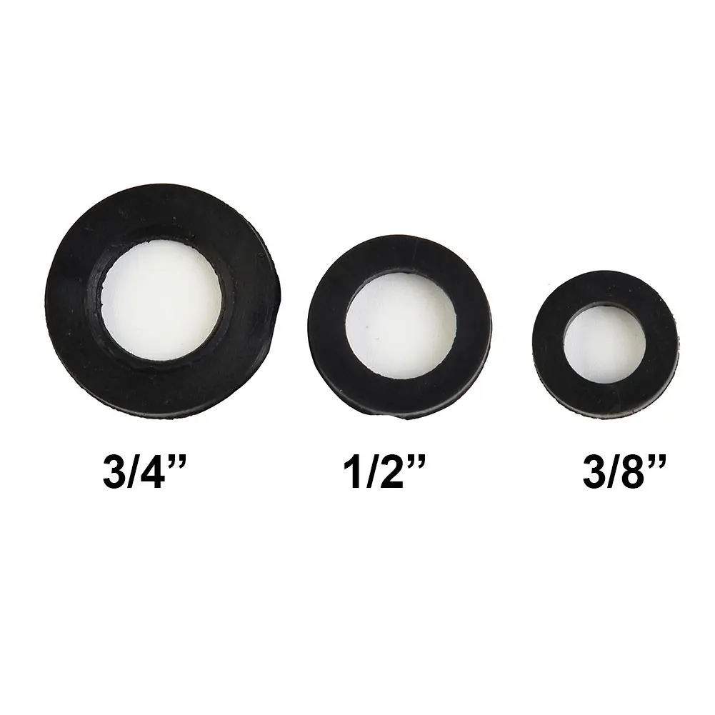 

Rubber Assorted Tap Washers Replacement Sealing Ring 3/8\\\" 1/2\\\" 3/4\\\" Bath Sink Basin Shower For Hot & Cold Faucet