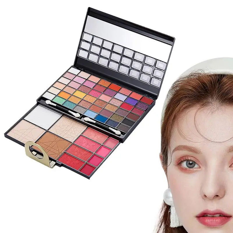 

Full Makeup Kit For Women 60 Colors Waterproof Blush Eye Shadow Make Up Pallet Makeup Set For Beauty Beginners Including