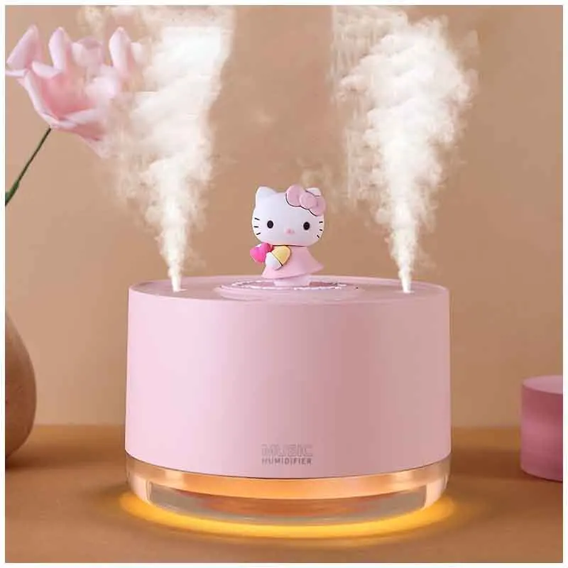 Hello Kitty 1000ML Music Humidifier with Atmosphere Lamp - Kuru Store