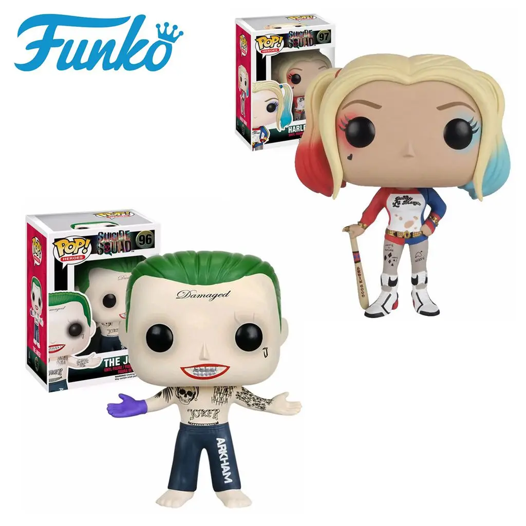 Funko DC Comics Бэтмен отряд самоубийц куклы Харли Квинн экшн-игрушки Джокер фигурки
