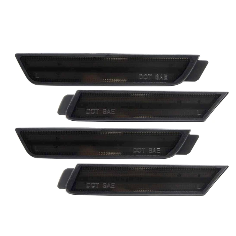 

Car Clear Lens Front Rear Side Marker Amber + Red LED Light for Chevrolet Camaro 2010-2015