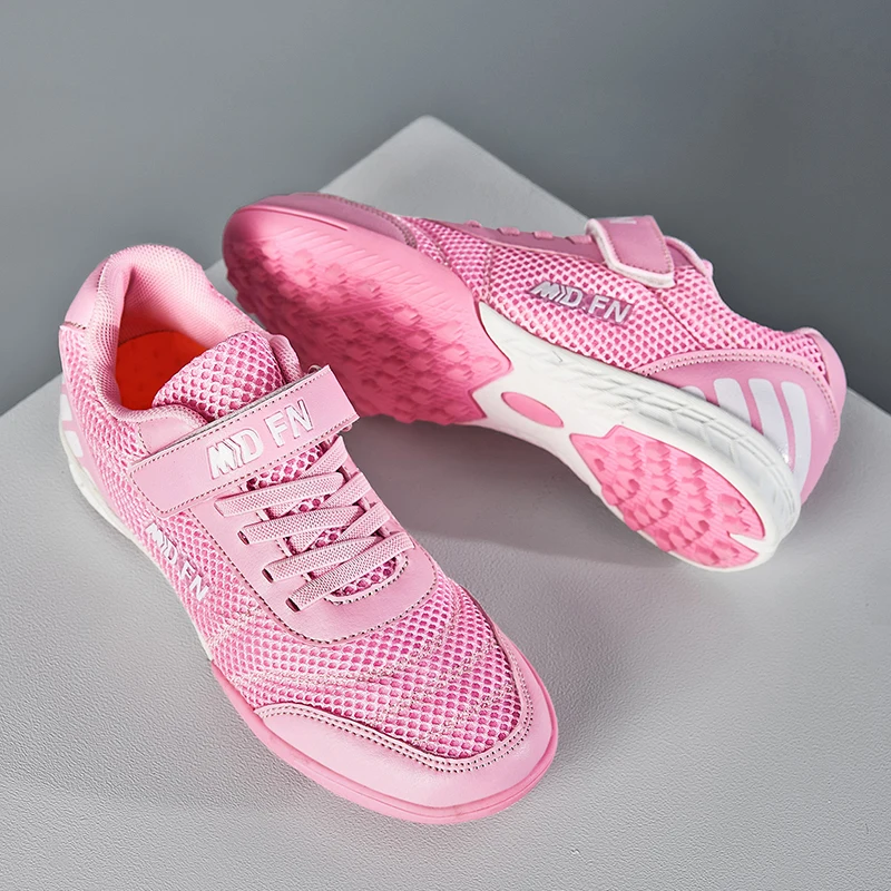 Personality Stylish And Comfortable Boys Girls Training Game Sneakers Indoor Outdoor Lawn Youth Student Soccer Shoes 29-39#