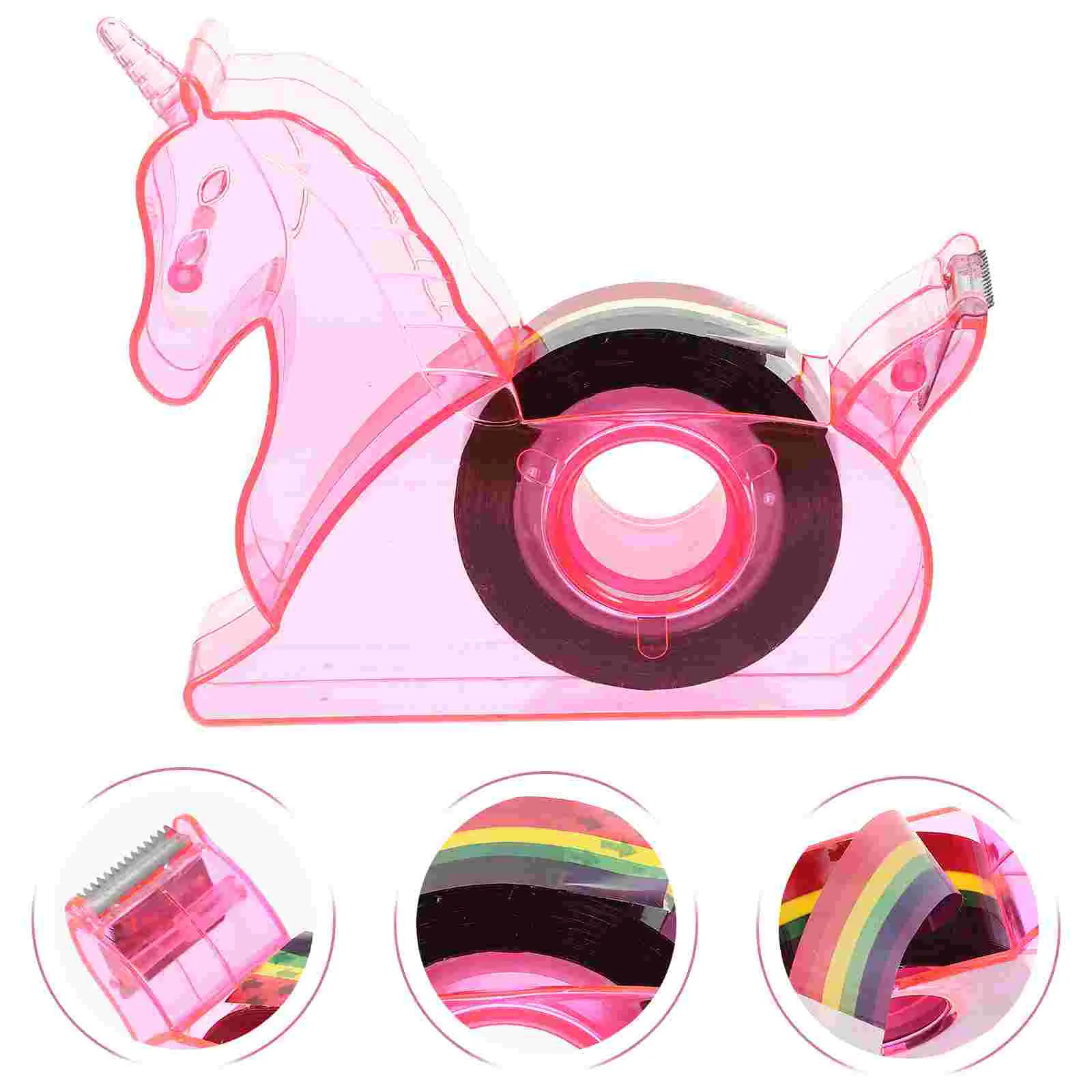 

Tape Dispenser Washi Desk Paper Holder Roll Desktop Masking Portable Diy Sticker Box Sticky Hand Kids Embroidery Organizer