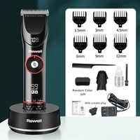 3500mah10h hair clipper for men washable rechargeable hair trimmer stainless steel head professional cutting machine wireless