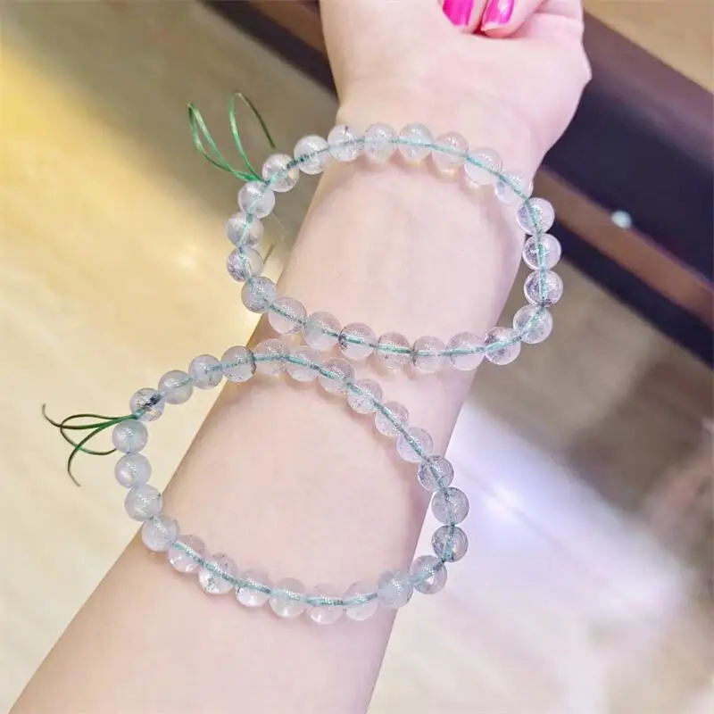 

Оптовая продажа, натуральные зеленые садовые кварцевые гладкие круглые бусины россыпью для изготовления ювелирных изделий «сделай сам», о...