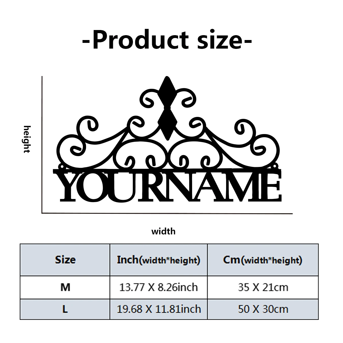 Металлическая подвесная Настенная картина с черными буквами для кафе и кухни