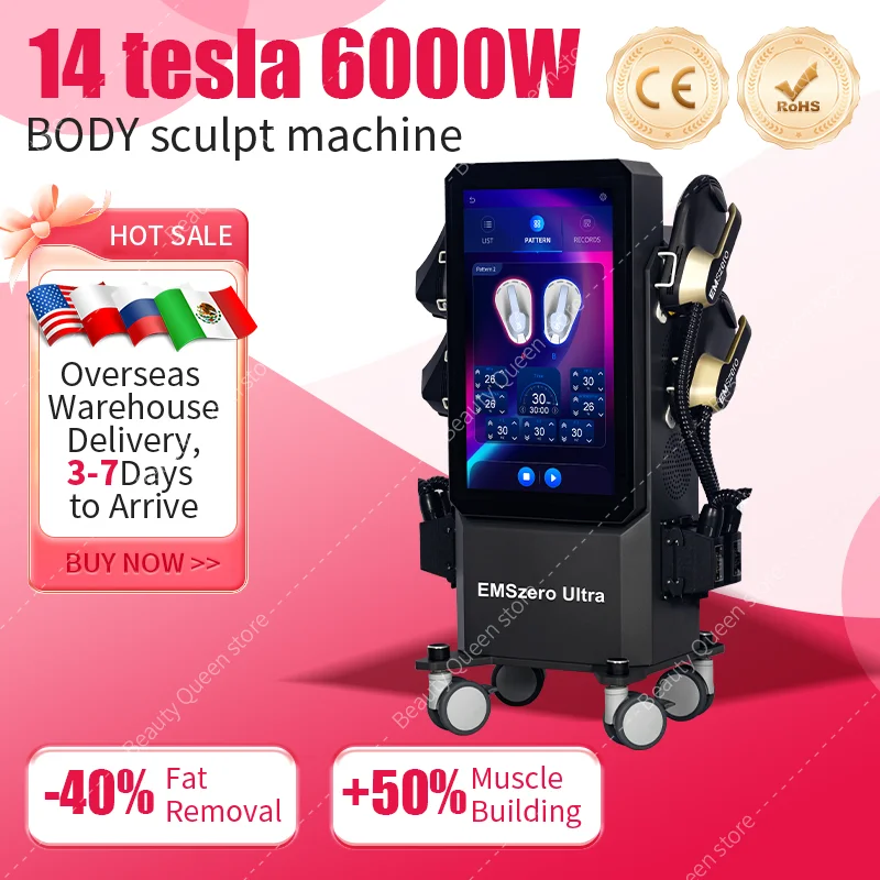 2024 6500W 15tesla стимуляция мышц машина для похудения EMSzero потеря веса и продукт салона
