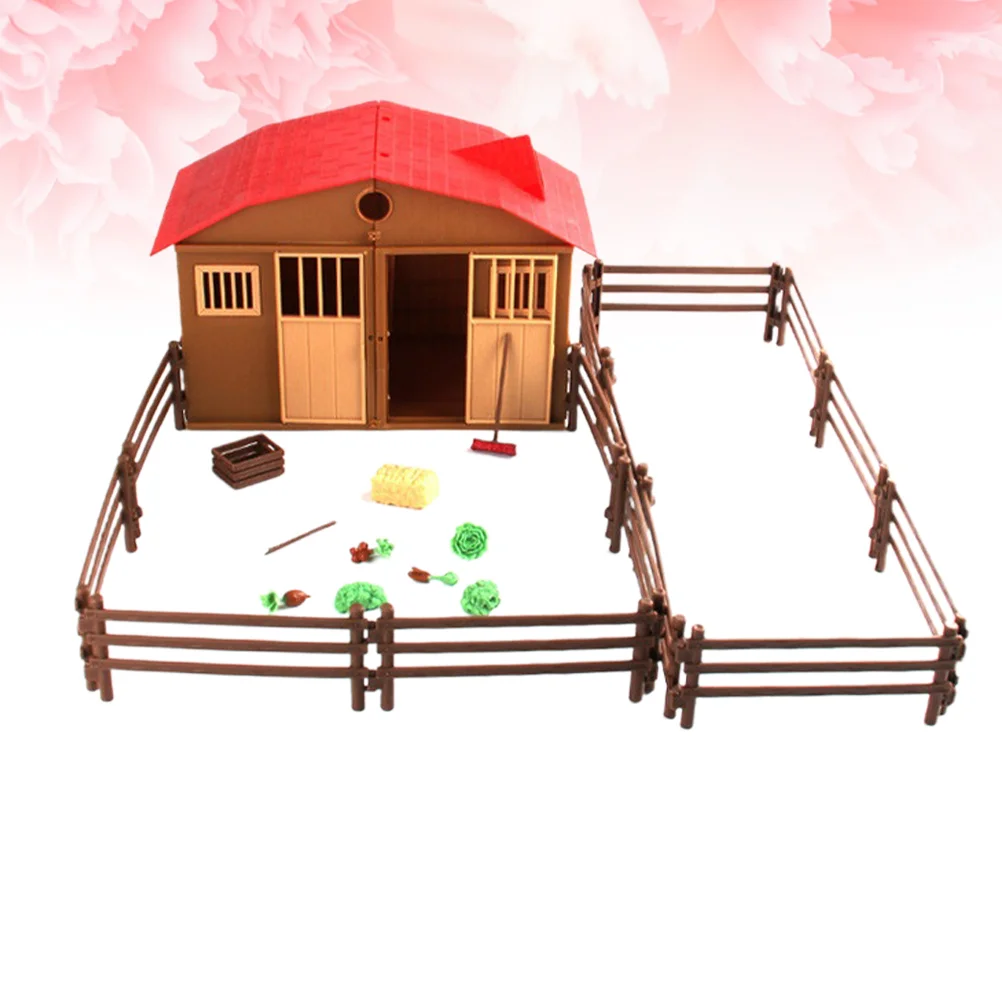 

Игрушечный набор «сделай сам» для детей, моделирование фермы, сборка песчаного стола, модель для дома, настольного мини-дома, 1 комплект
