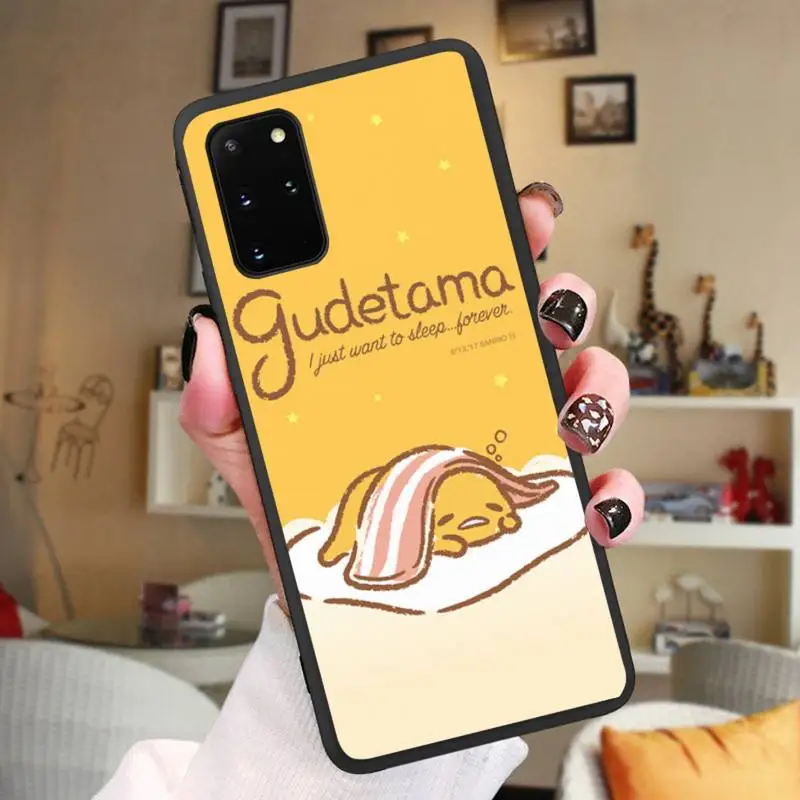 Cute Cartoon Gudetama Phone Case Soft For Samsung Galaxy Note20 ultra 7 8 9 10 Plus lite M21 M31S M30S M51 Cover |