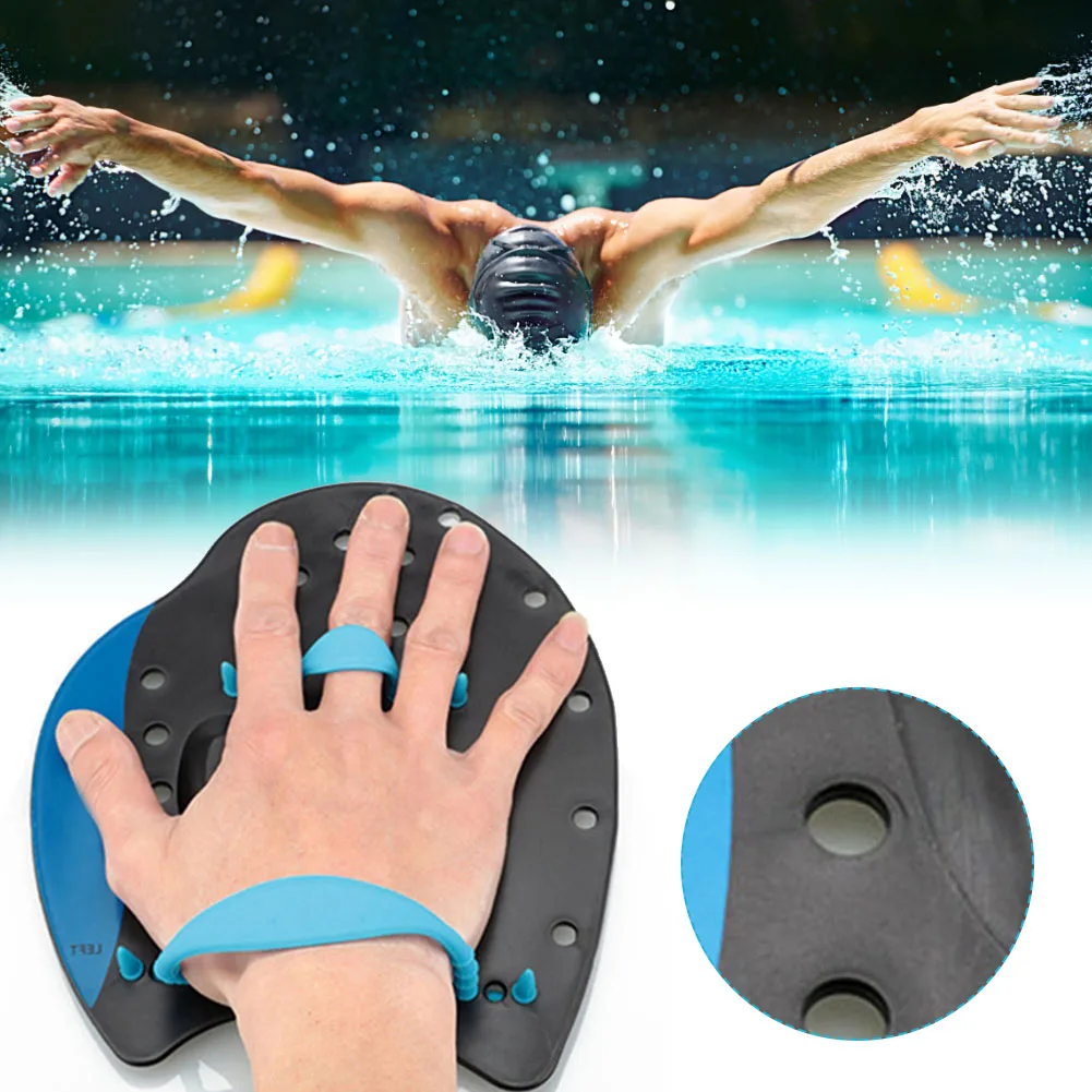 

Professional Swimming Training Paddles Girdles Correction Hand Fins Flippers Palm Finger Webbed Gloves Paddle for Adult Children