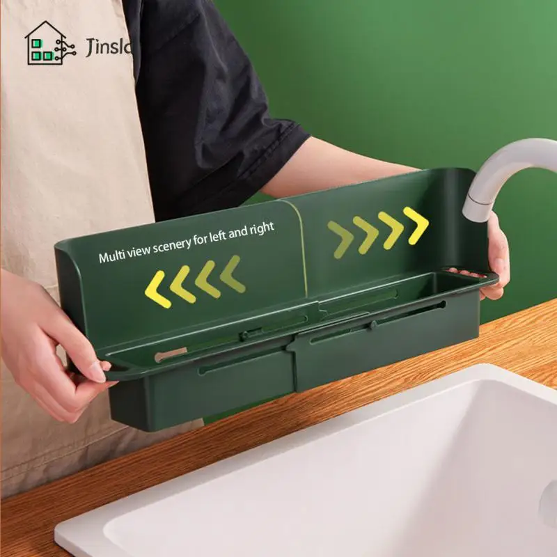 

Multifunctional Sink Shelf Kitchen Sinks Organizer Soap Sponge Holder Sink Drain Rack Storage Basket Kitchen Gadgets Accessories