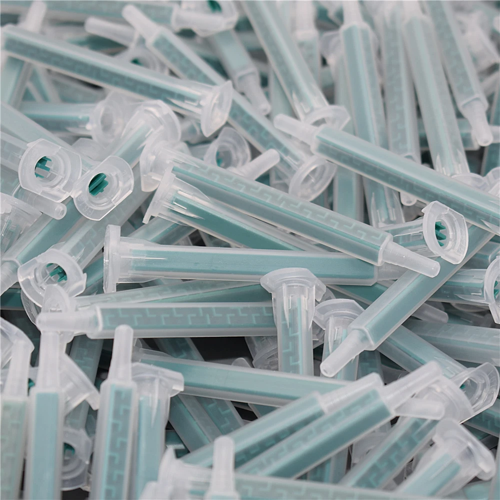 

5/50/250/500 шт. смешивающие сопла 83 мм Пластиковый Смеситель эпоксидная смола статическая смешивающая трубка для картриджа 50 мл 1:1 клеи AB