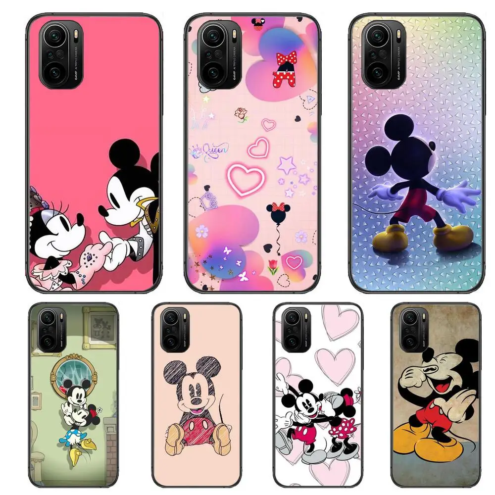 

disney Phone Case For xiaomi redmi POCO F1 F2 F3 X3 Pro M3 9C 10T Lite NFC Black Cover Silicone Back Prett mi 10 ultra covers