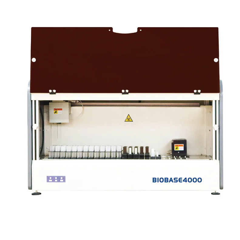 

Biobase Auto ELISA Processor with 1 Robotic Hand and 4 Pipetting Probe total 23 Racks
