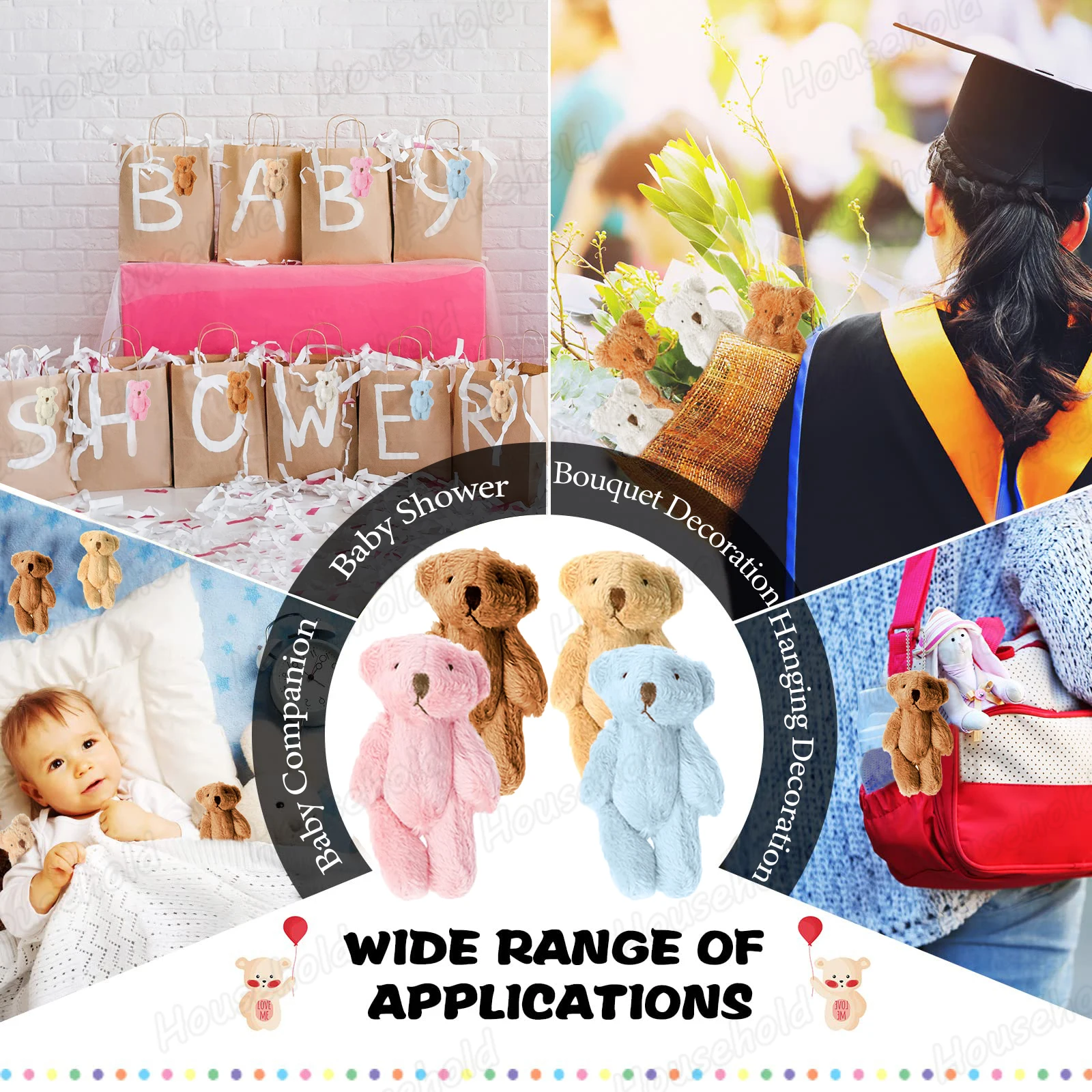 Мини-медвежонок 10-150 шт