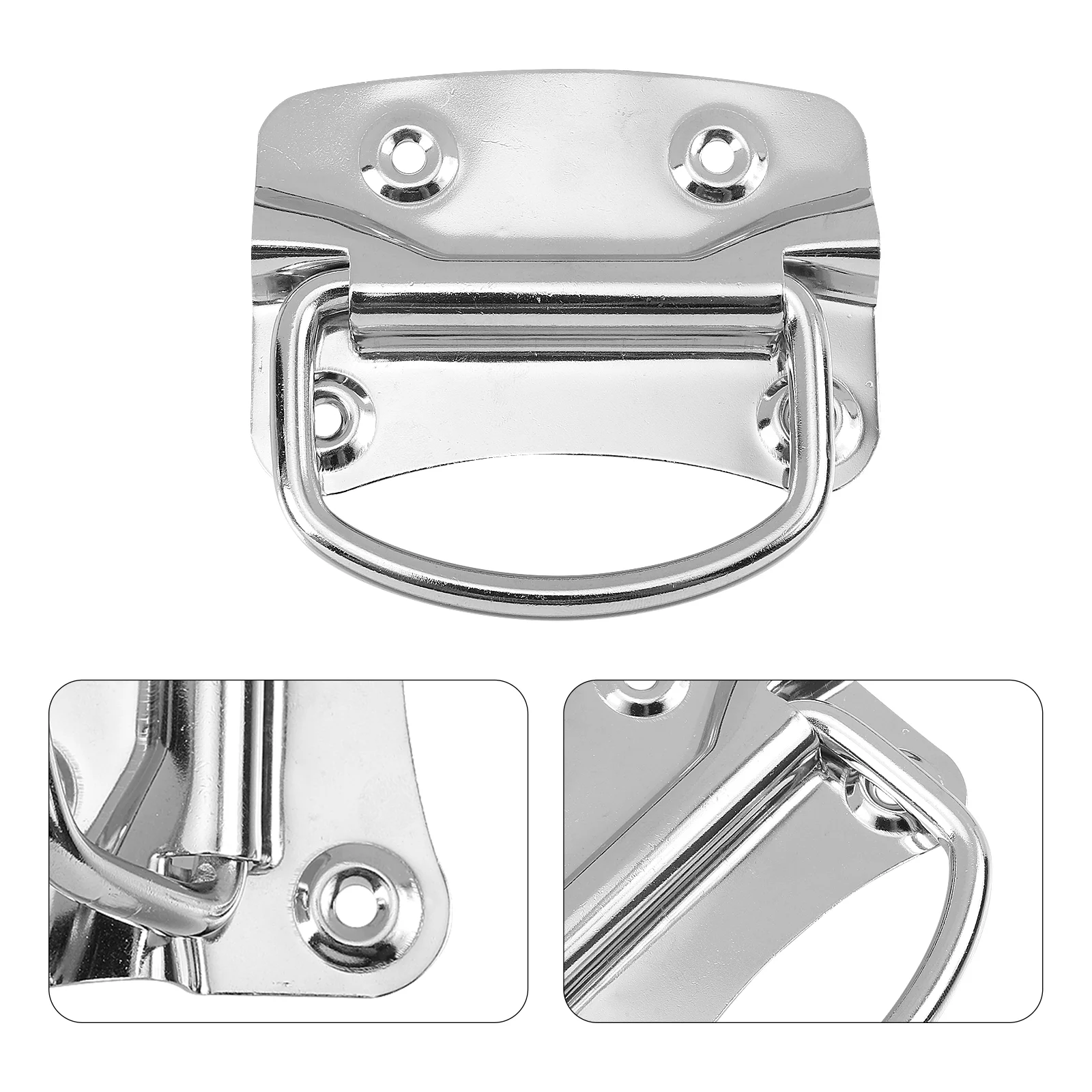 

2 Pcs Toolbox Handle Cabinet Door Pull Movable Knob Drawer Brass Pulls Stainless Steel Cabinets Metal Sturdy