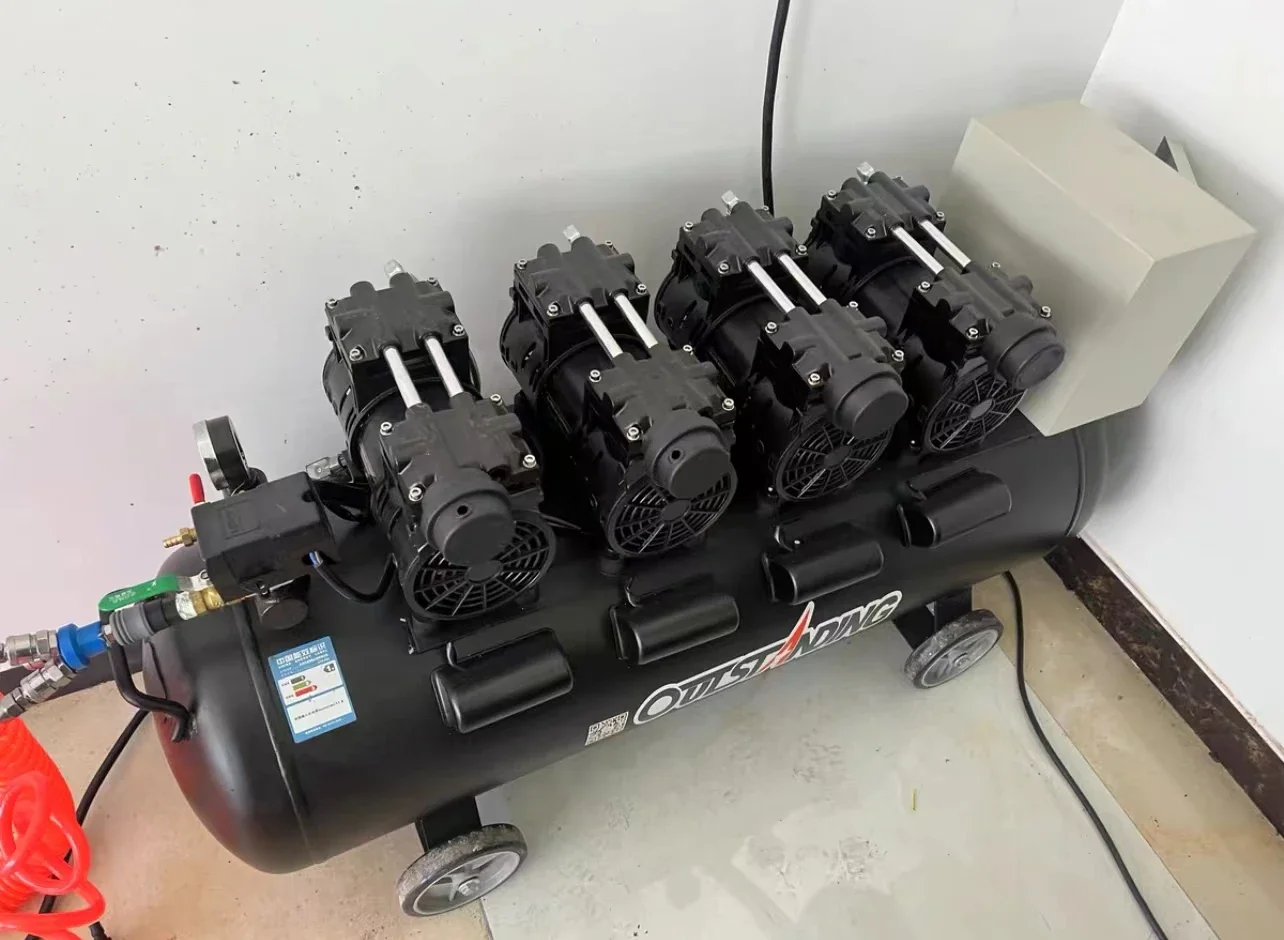 Выходной воздушный компрессор 220 В резервуара 120 л с воздушным компрессором для