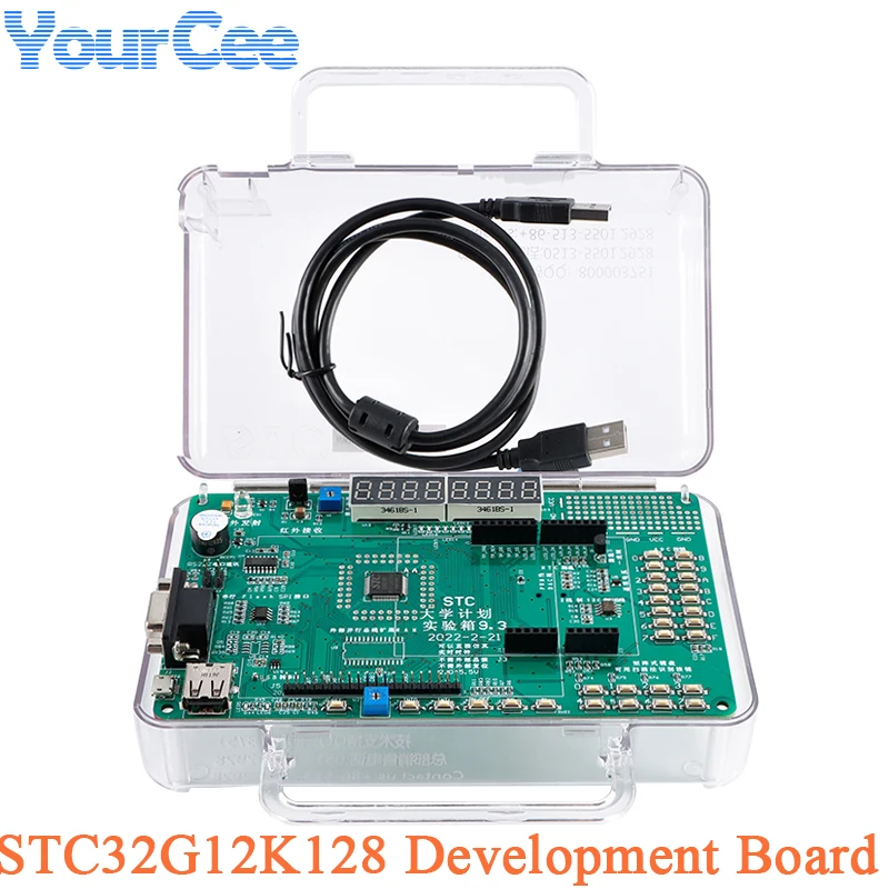 

STC32G12K128 STC Development Board Module 51 MCU Single Chip Microcomputer Demo Board Experiment Kit 9.4