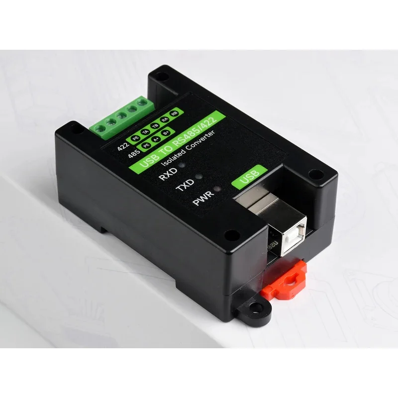 Фото Промышленный преобразователь USB в RS485/422 с чипами FT232RNL и SP485EEN, различные схемы подключения №4