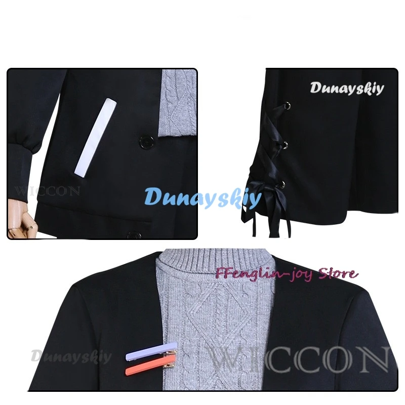 Костюм для косплея аниме Виртуальный ютуберь зимний костюм канаканы Knkn из парика