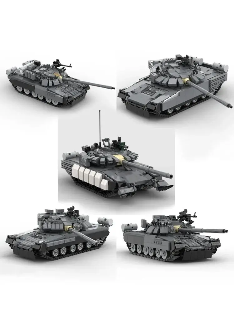 977 шт. Военная Экипировка MOC MBT новый армированный боевой танк оружие набор