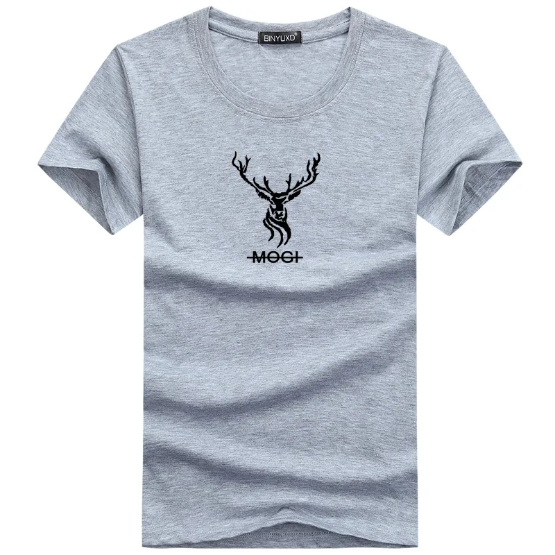 

12626 100% cotton digging the moon print funny mens o-neck t shirts fashion men's tops men T-shirt cool men tshirt male men tee