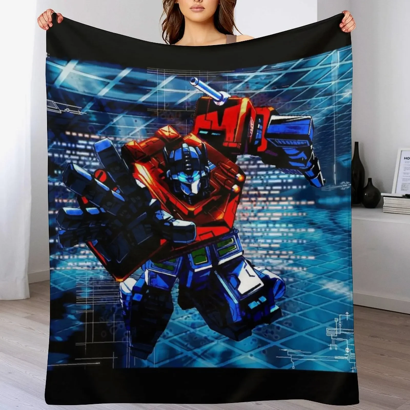 Одеяло Transformers Optimus Prime для пикника многофункциональные персонализированные