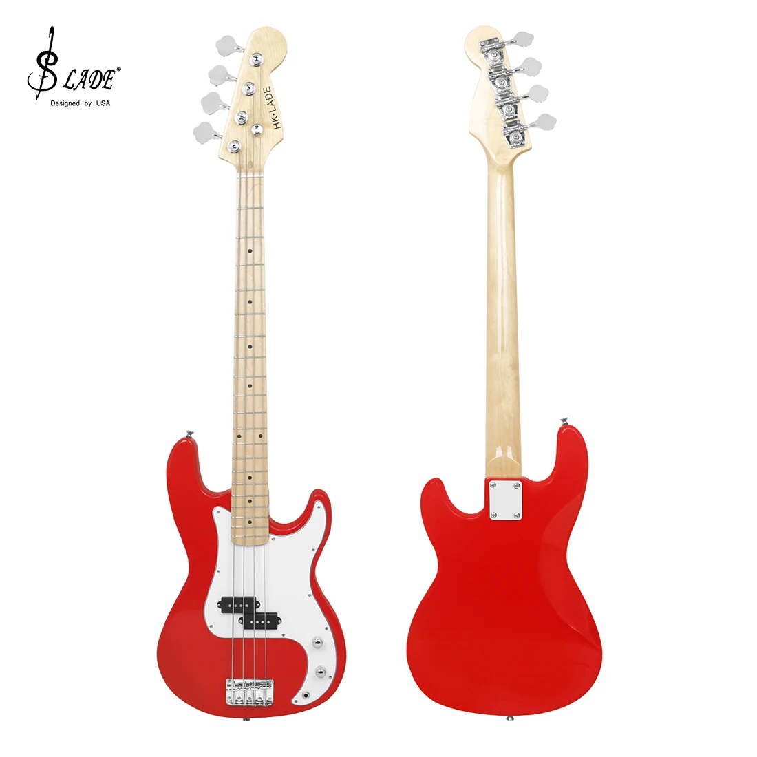 

Новый электрический бас SLADE, электронный бас с кленовым грифом и усилителем, 4 струны, 20 ладов, набор электрических басов